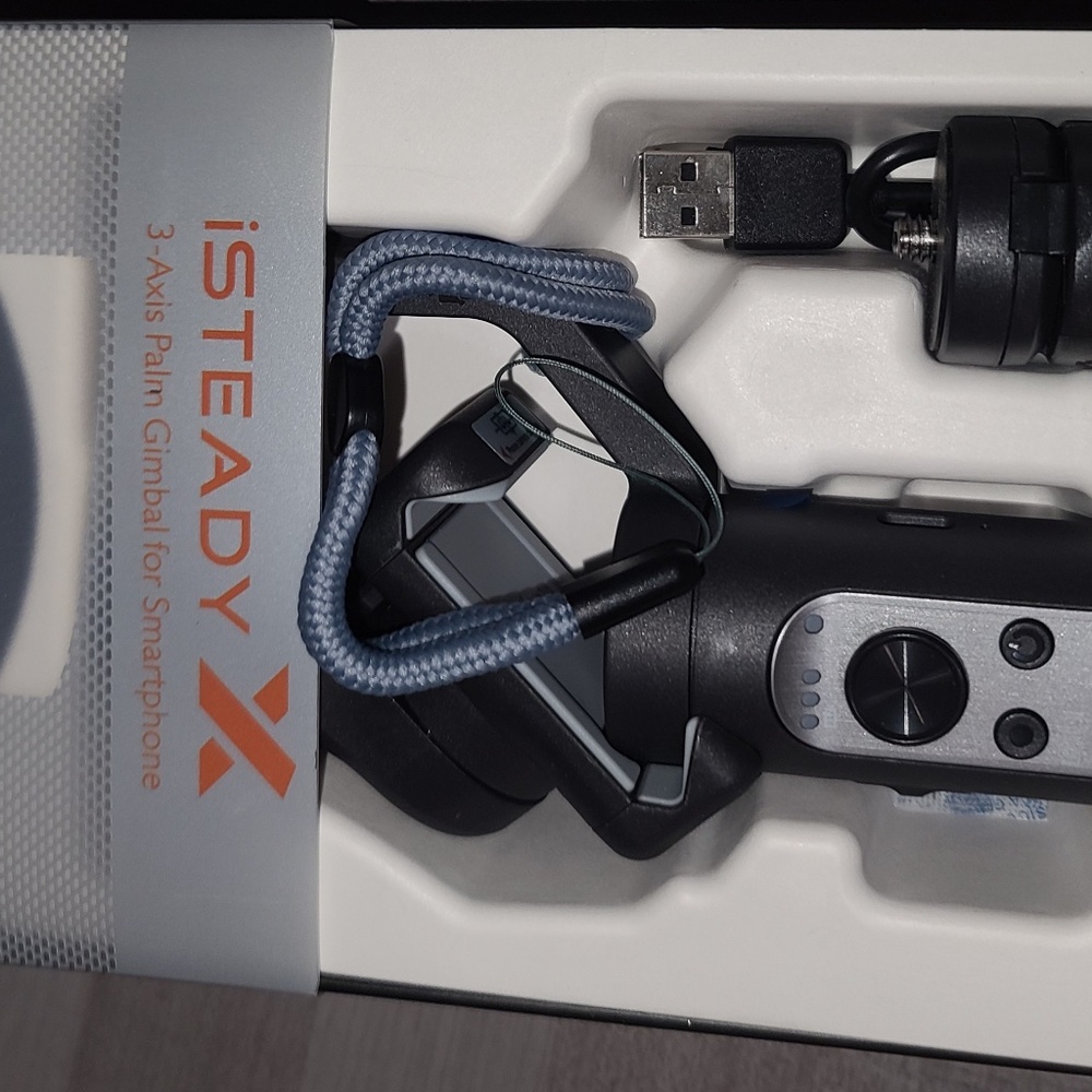 NEW Hohem iSteadyX 3 Axis Handheld Gimbal Stabilizer for Smartphone Tripod Black